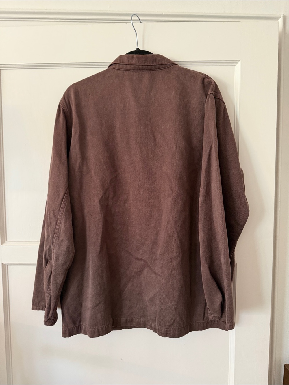 Jungmaven Hemp and Organic Cotton Men's Brown Workwear Chore Jacket - Picture 5 of 5